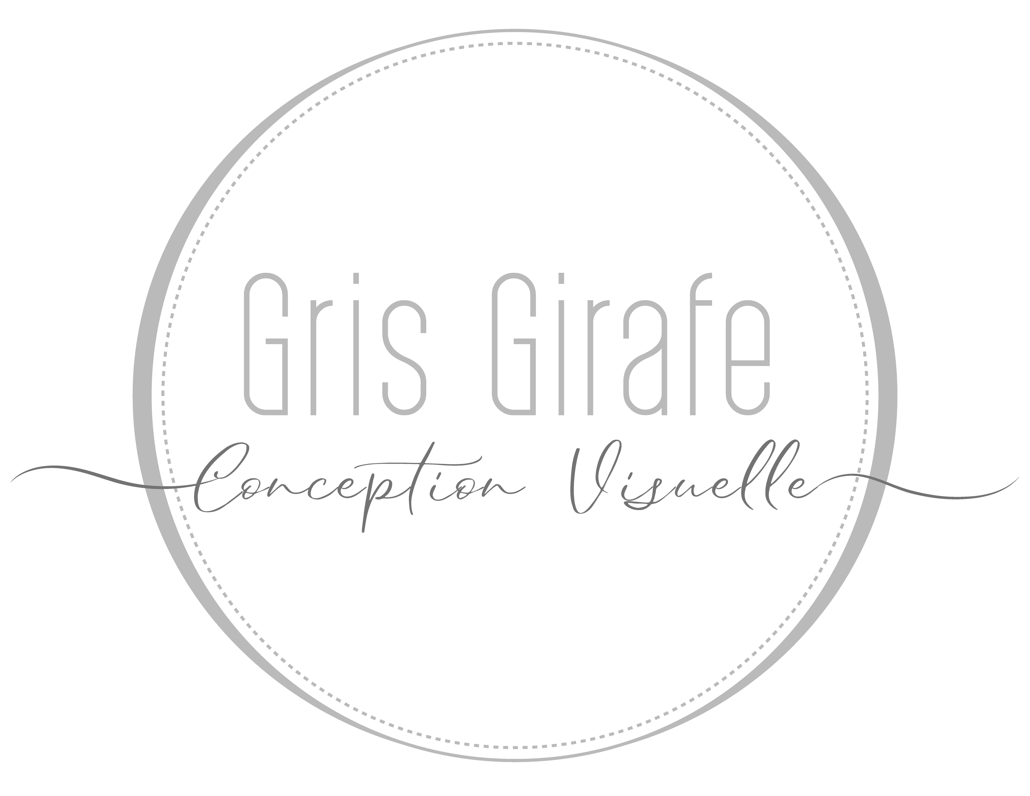 Logo gris girafe